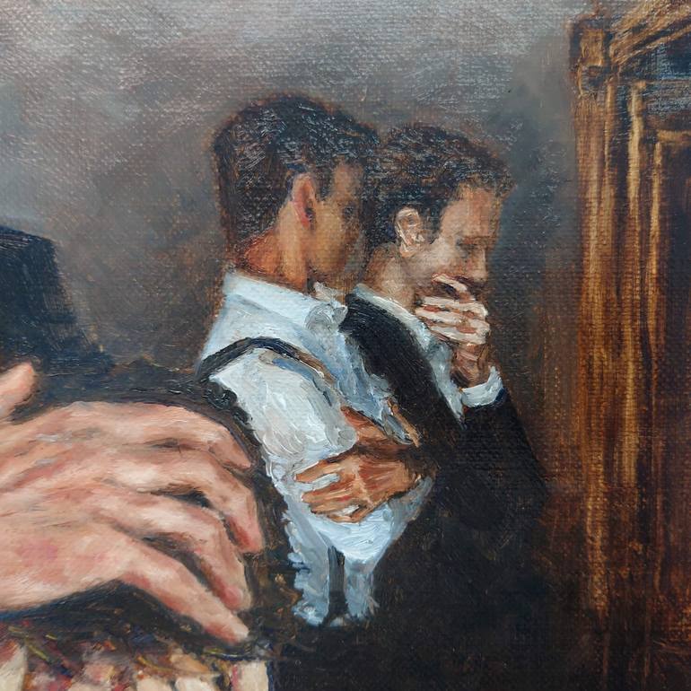 Original Contemporary Men Painting by Val Valta