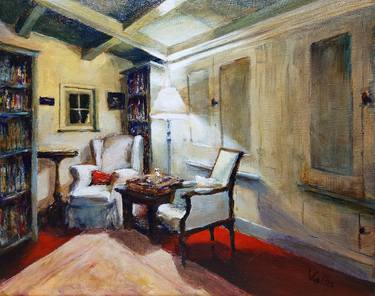 Print of Interiors Paintings by Val Valta