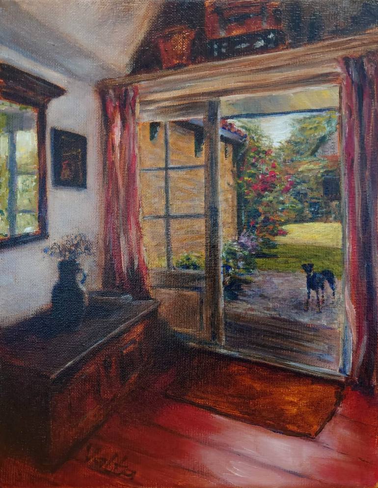 Original Interiors Painting by Val Valta