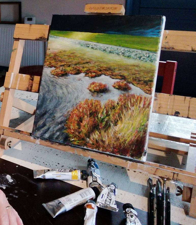 Original Figurative Landscape Painting by Val Valta
