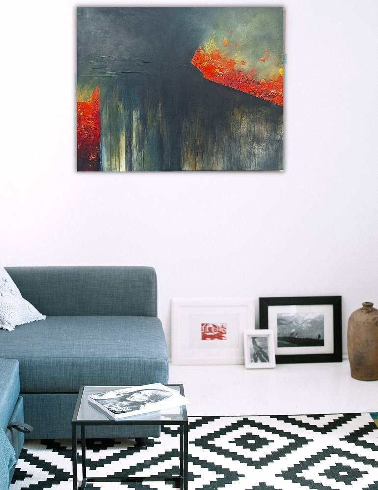 Original Abstract Expressionism Abstract Painting by Kristen Harper