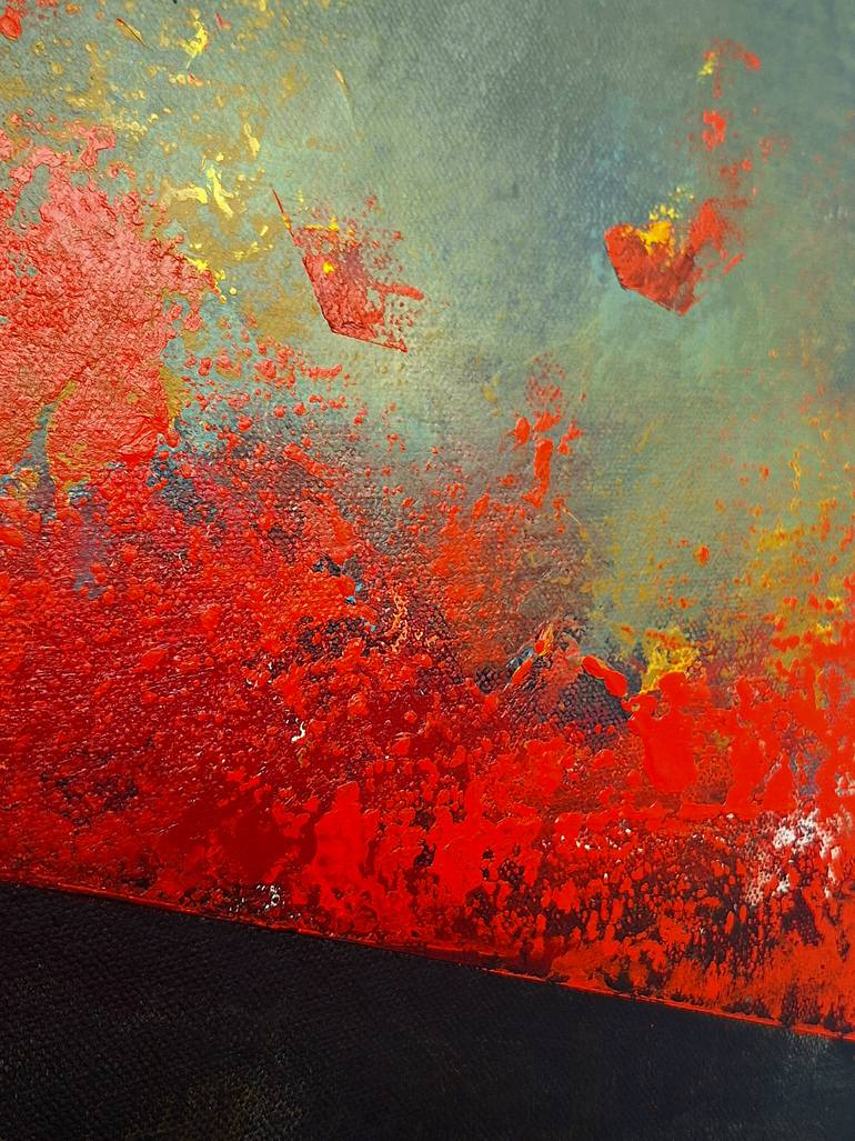 Original Abstract Expressionism Abstract Painting by Kristen Harper
