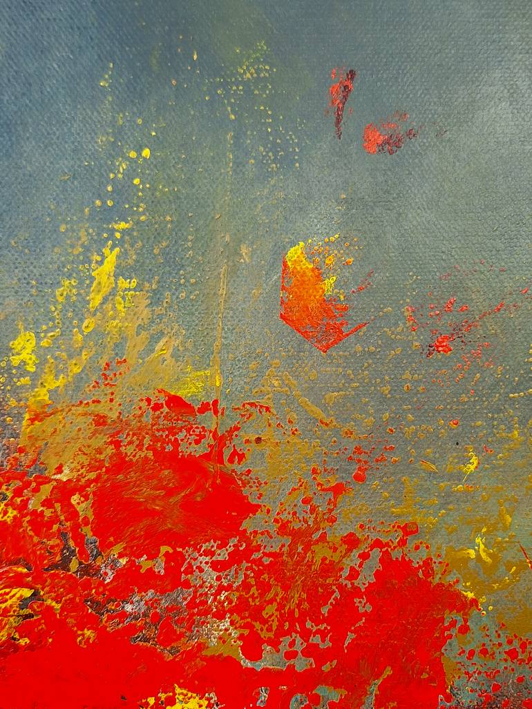 Original Abstract Expressionism Abstract Painting by Kristen Harper