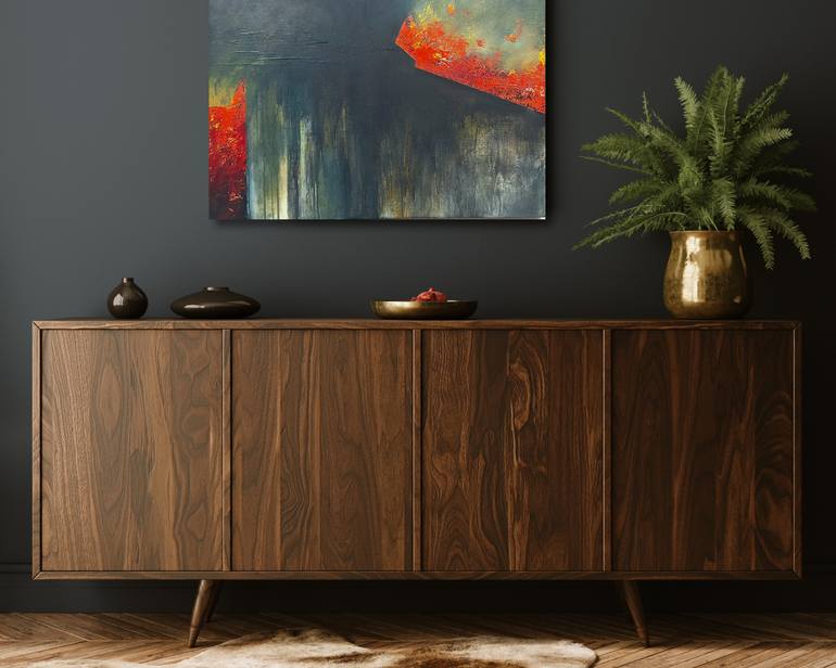 Original Abstract Expressionism Abstract Painting by Kristen Harper