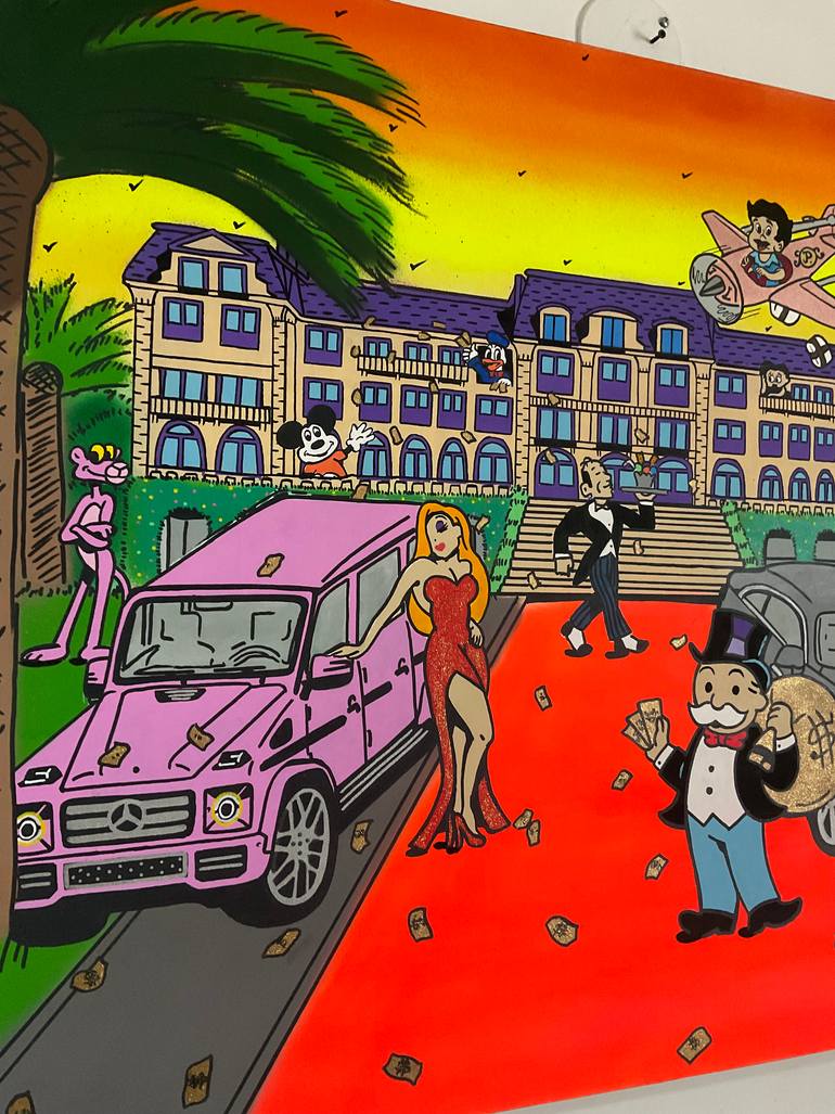 Original Art Deco Pop Culture/Celebrity Painting by Luis Mesa