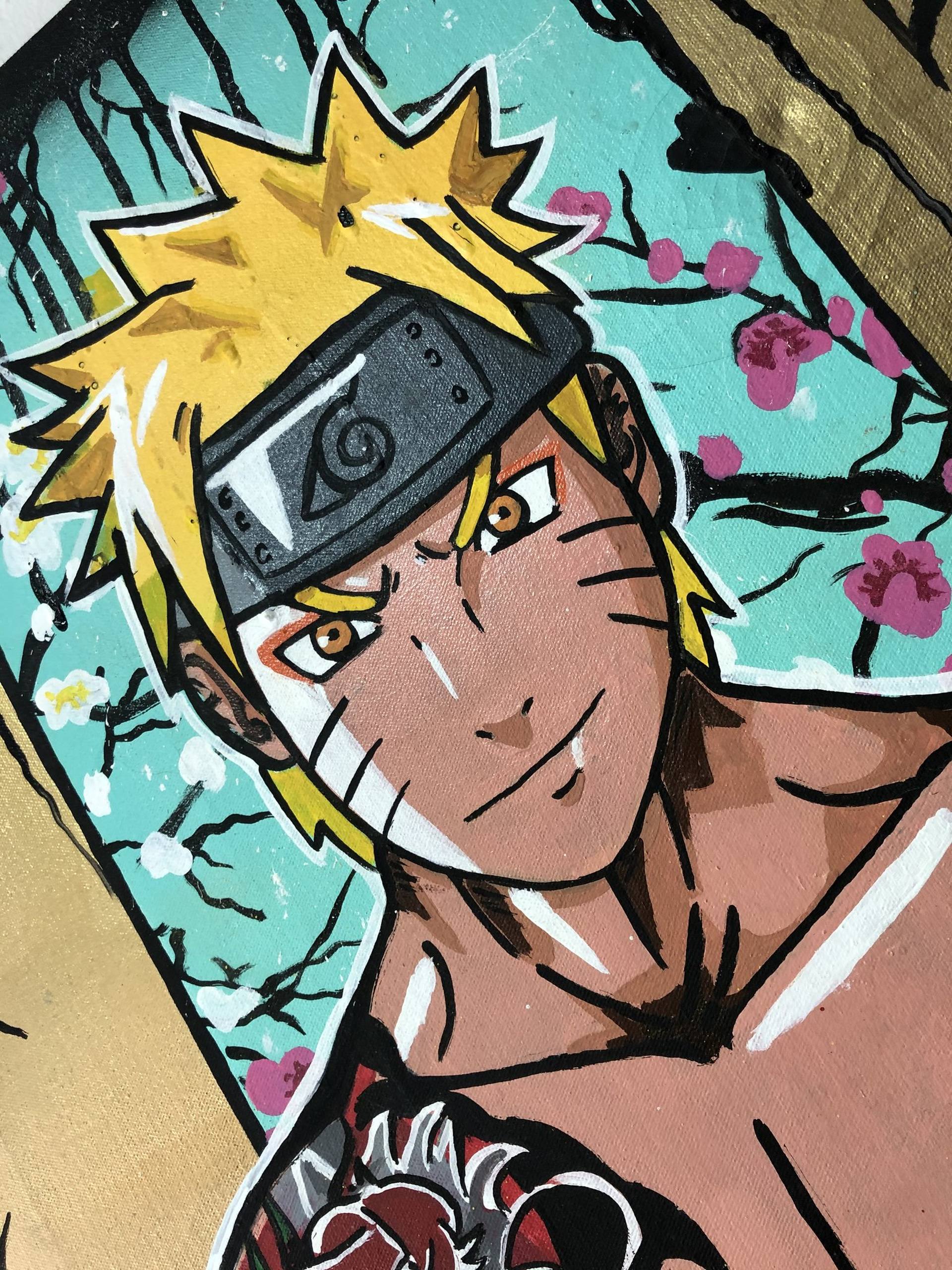 Naruto Hokage Naruto Uzumaki – GL Canvas Print Art