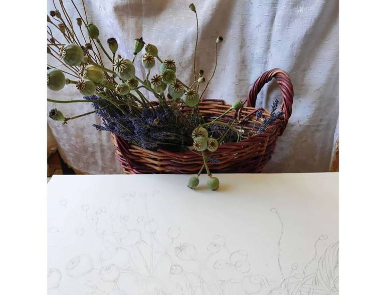 Original Botanic Printmaking by Nina Zakharova