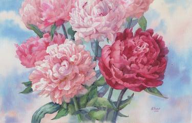 Print of Fine Art Botanic Paintings by Nina Zakharova