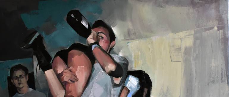 Original Figurative People Painting by Ognjen Tepavcevic
