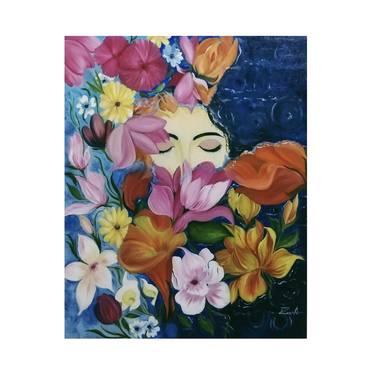 Print of Floral Paintings by Merak Arts