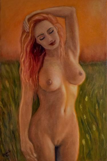 Print of Impressionism Nude Paintings by Elisa Stoenescu