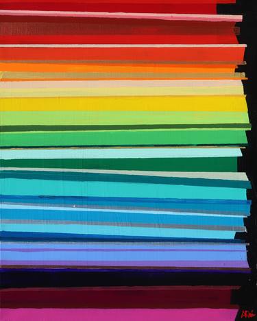 Original Abstract Patterns Paintings by Alyse Radenovic