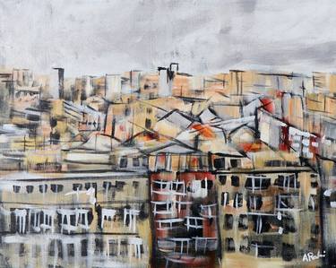 Original Expressionism Architecture Paintings by Alyse Radenovic