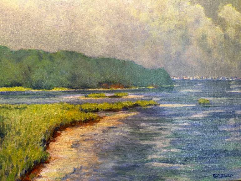 Original Impressionism Landscape Painting by Guy Hembling