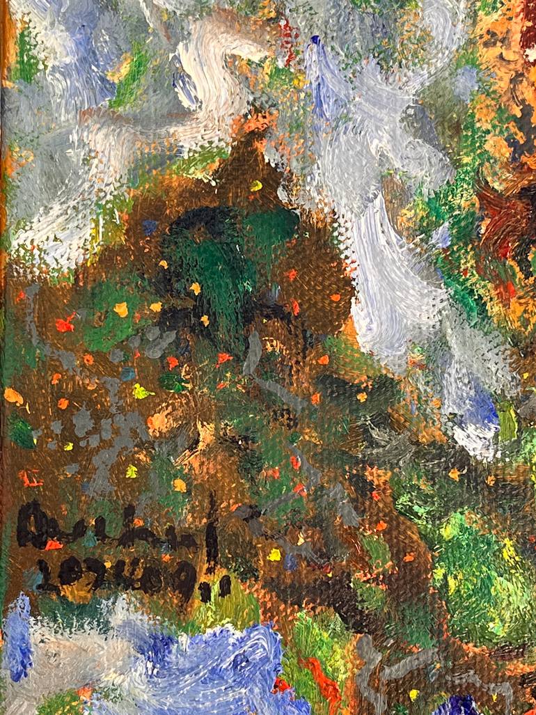 Original Contemporary Floral Painting by Ouchul Hwang