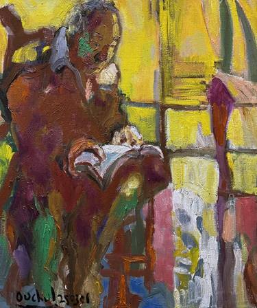 Original Contemporary Family Painting by Ouchul Hwang
