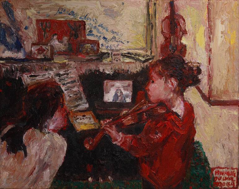 Print of Fine Art Music Paintings by Ouchul Hwang