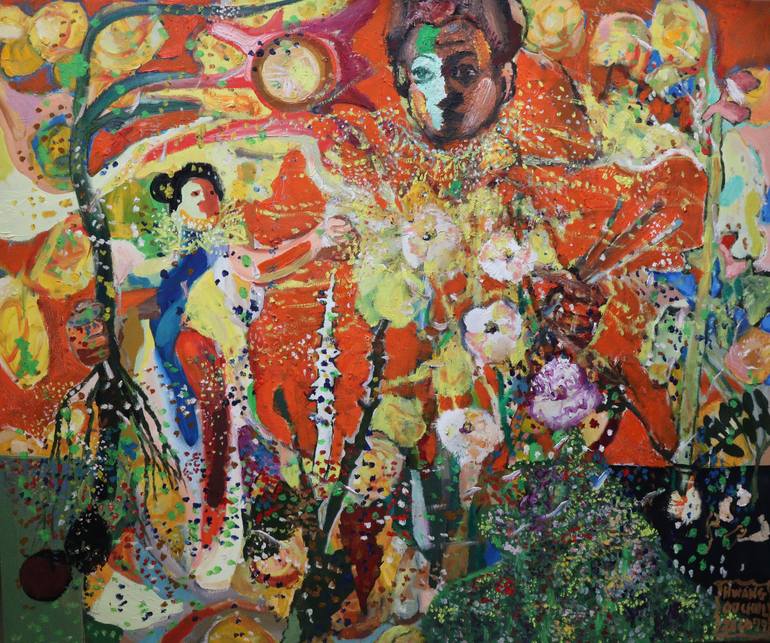 Print of Expressionism Botanic Paintings by Ouchul Hwang