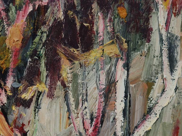 Original Expressionism Nude Painting by Ouchul Hwang