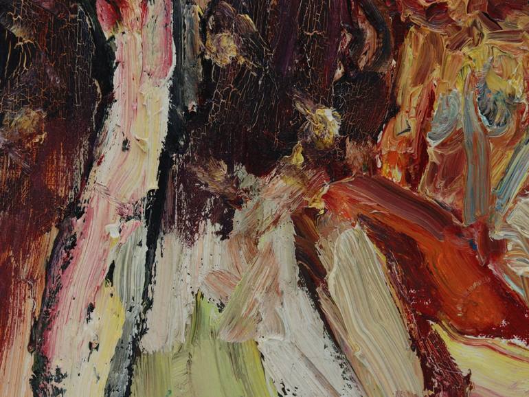 Original Expressionism Nude Painting by Ouchul Hwang