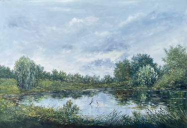 Original Impressionism Landscape Paintings by Dolgor Dugarova