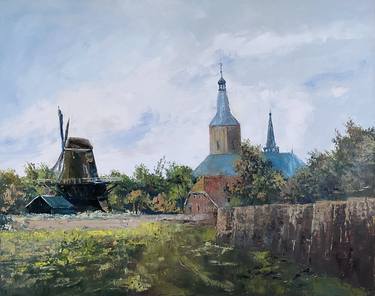 Original Impressionism Cities Paintings by Dolgor Dugarova