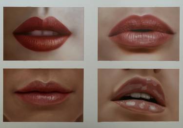 Realistic plump sensual lips thumb