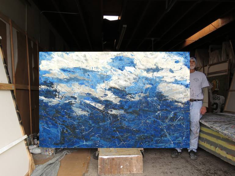 Original Abstract Expressionism Abstract Painting by John Robertson