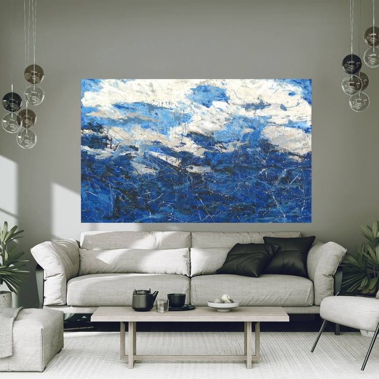 Original Abstract Expressionism Abstract Painting by John Robertson