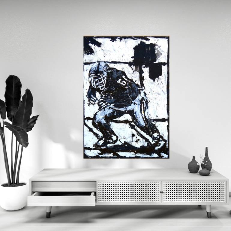 Original Figurative Sports Painting by John Robertson