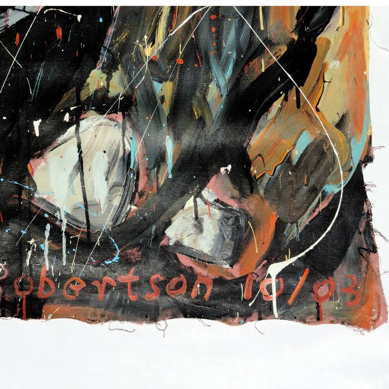 Original Expressionism Sports Painting by John Robertson