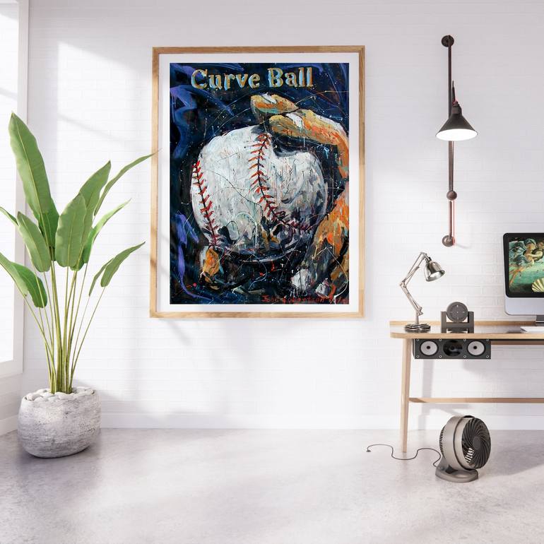 Original Expressionism Sports Painting by John Robertson