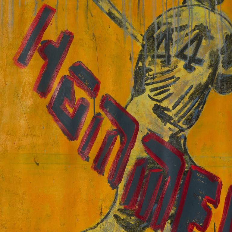 Original Pop Art Sports Painting by John Robertson