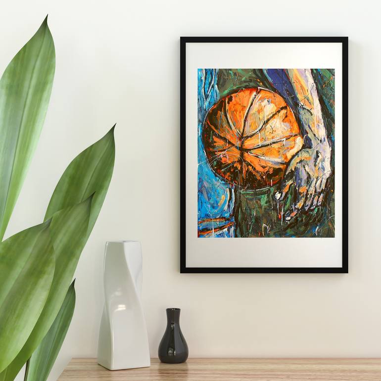 Original Contemporary Sports Painting by John Robertson