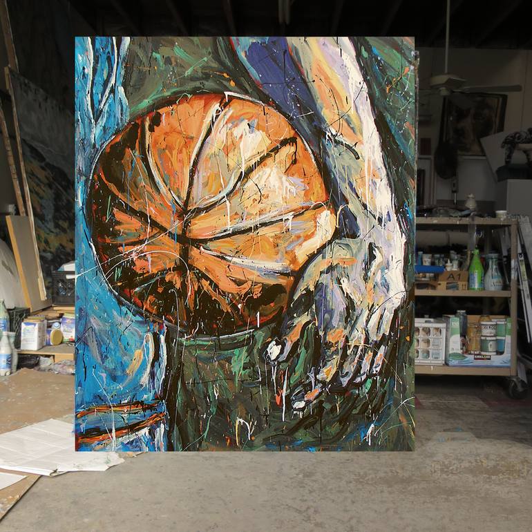 Original Contemporary Sports Painting by John Robertson