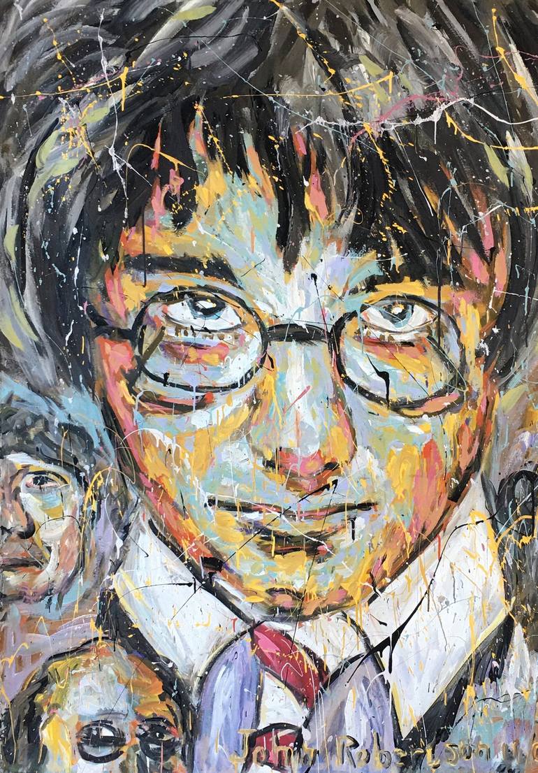 Original Figurative People Paintings by John Robertson