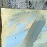 Detail showing corner and unstretched edges