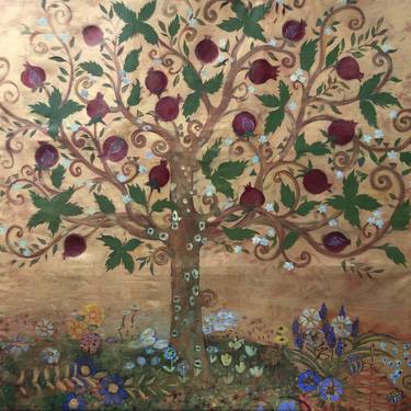 Original Fine Art Tree Paintings by Elena Stauffer
