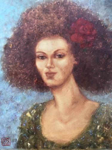 Original Fine Art Women Paintings by Elena Stauffer
