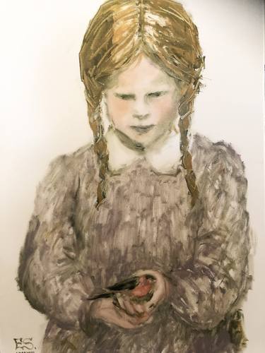 Print of Figurative Children Paintings by Elena Stauffer