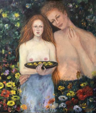Print of Fine Art Erotic Paintings by Elena Stauffer