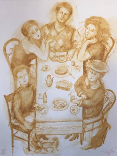 Print of Family Paintings by Elena Stauffer