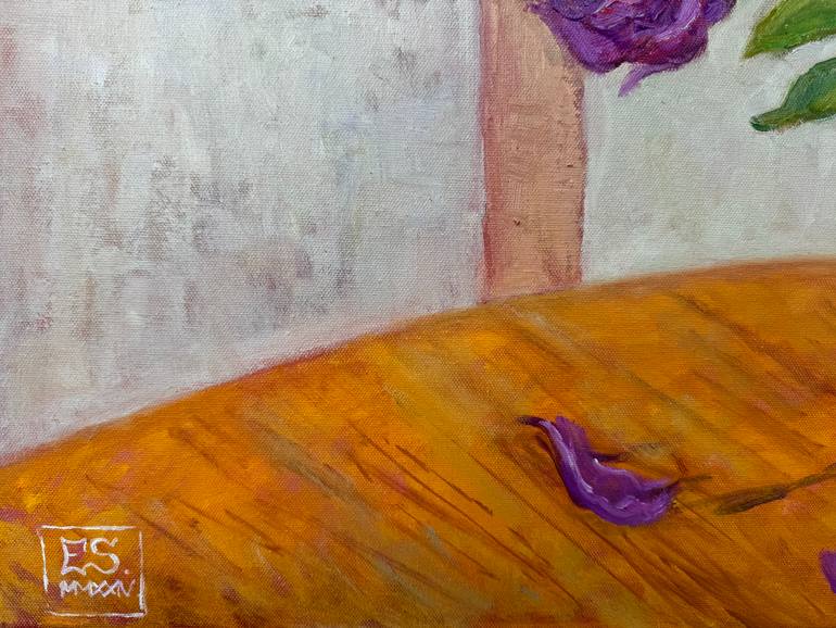 Original Classicism Floral Painting by Elena Stauffer