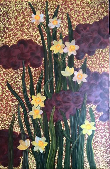 Original Fine Art Floral Paintings by Elena Stauffer