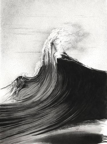 tidal wave drawing