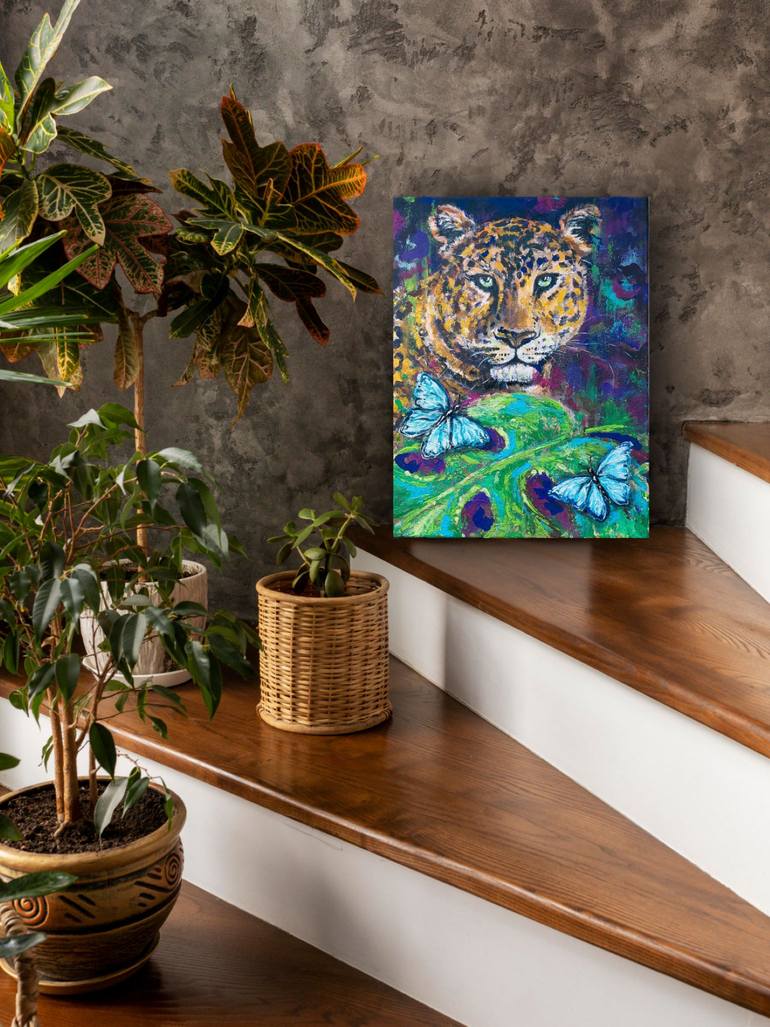 Original Figurative Animal Painting by Hanna Burkovska