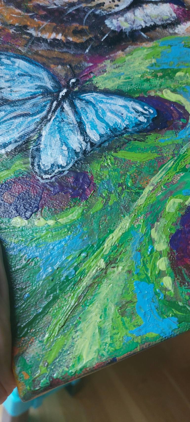 Original Figurative Animal Painting by Hanna Burkovska