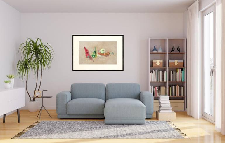 Original Art Deco Still Life Painting by Tonino Gottarelli