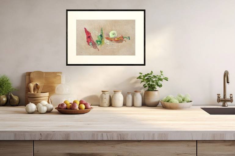 Original Art Deco Still Life Painting by Tonino Gottarelli
