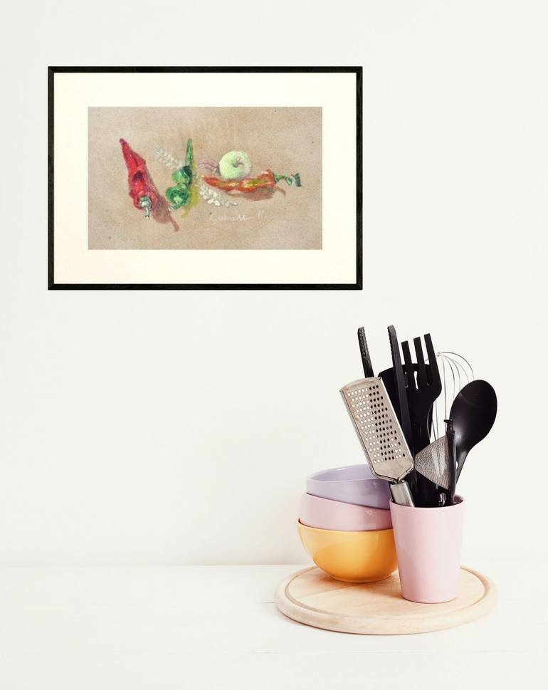 Original Art Deco Still Life Painting by Tonino Gottarelli